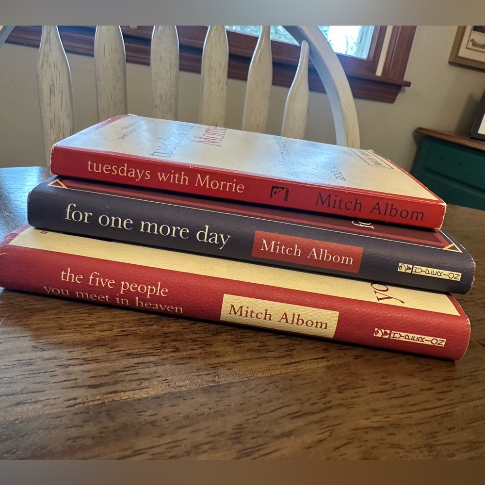 Mitch Albom; Three books;
